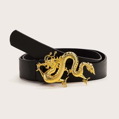 Ремень с декором дракона Shein