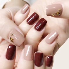 Накладные ногти с декором звезды 24шт Shein