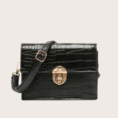 Рельефная сумка через плечо Shein