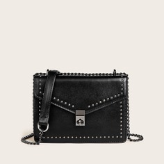 Сумка через плечо с заклепками Shein