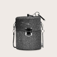 Цилиндрическая сумка мини через плечо Shein