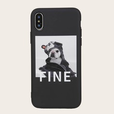 Чехол для iPhone с принтом собаки Shein