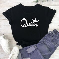 Футболка размера плюс с оригинальным принтом Shein