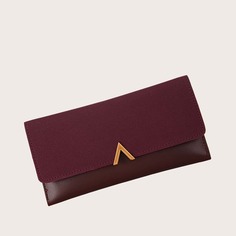 Складной кошелек с металлическим декором Shein