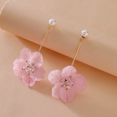 Серьги-подвески с подвеской цветка Shein