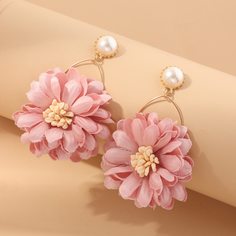 Цветочные серьги-подвески 1 пара Shein