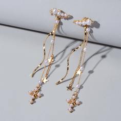 Жакеты с серьгами из искусственной жемчужины Shein