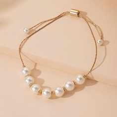 Браслет с искусственным жемчугом Shein
