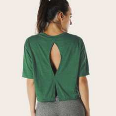 Короткая спортивная футболка Shein
