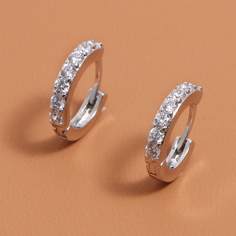 Серьги-кольца со стразами Shein