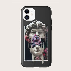 Чехол для iPhone с принтом статуи Shein