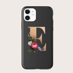 Чехол для iPhone с текстовым принтом Shein