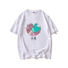 Мужская футболка с текстовым принтом Shein