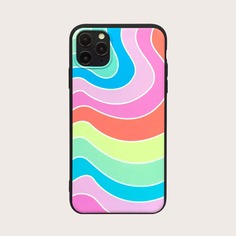 Чехол для iPhone с радужной полосой Shein