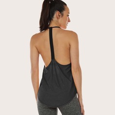 спортивный топ-халтер Shein