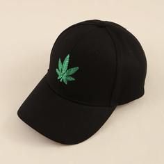 Бейсболка для вышивки листьев Shein