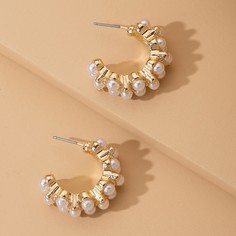 Серьги с искусственным жемчугом Shein