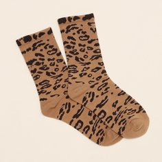 Носки с леопардовым принтом Shein