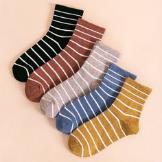 Носки в полоску 5 пар Shein