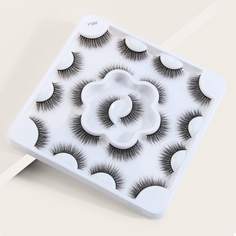 3D Толстые накладные ресницы 10 пар Shein