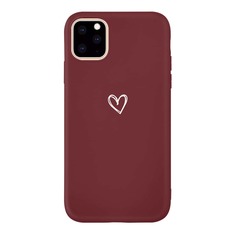 Чехол для iPhone с принтом сердца Shein