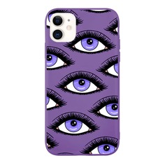 Чехол для iPhone с принтом мультяшных глаз Shein