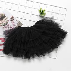 Сетчатая юбка для девочек Shein