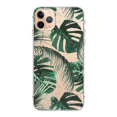 Чехол для iPhone с тропическим принтом 1шт Shein
