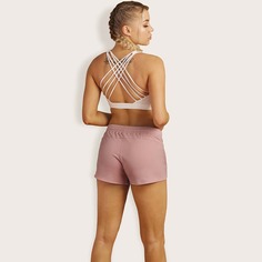 однотонный спортивный бюстгальтер Shein