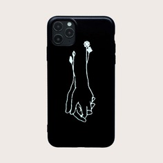 1шт чехол для iPhone с принтом Shein