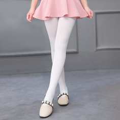Однотонные колготки для девочек Shein