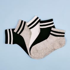 5 пар детские носки в полоску Shein