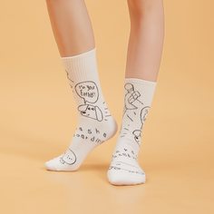 Носки с мультяшным узором Shein