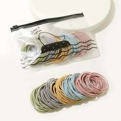 100шт эластичные резинки для волос и девочек Shein