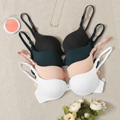 Бюстгальтер на косточках 4 пакета Shein