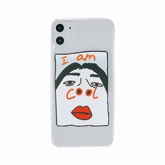 1шт чехол для iPhone с принтом Shein