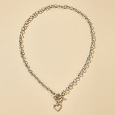 Ожерелье на цепочке с сердечком Shein