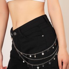 Многослойная цепочка для брюк с звездой Shein