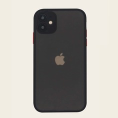 1шт однотонный чехол для iPhone Shein