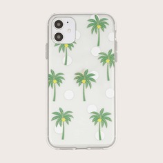 1шт чехол для iPhone с принтом дерева Shein