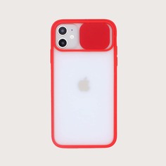 1шт чехол для iPhone с защитной крышкой двухтактного объектива Shein