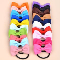 20шт резинки для волос с бантом для девочек Shein