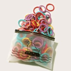 100шт резинки для волос для девочек Shein