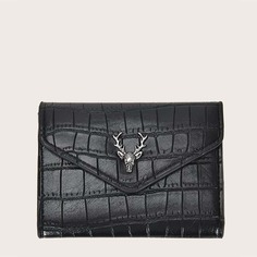 Кошелек с декором оленьей головы Shein