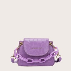 Мини сумка-сэтчел с цепочкой Shein