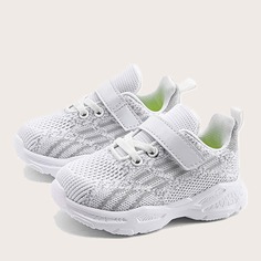 Трикотажные кроссовки на липучке для мальчиков Shein