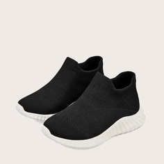 Минималистичные трикотажные кроссовки для мальчиков Shein