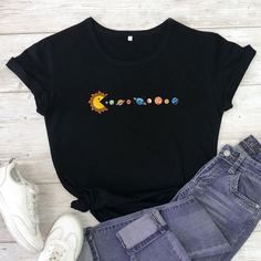 Футболка с мультяшным принтом Shein