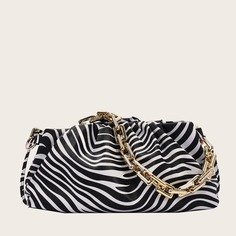 Сумка с узором зебры Shein