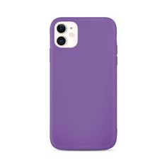 1шт однотонный чехол для iPhone Shein